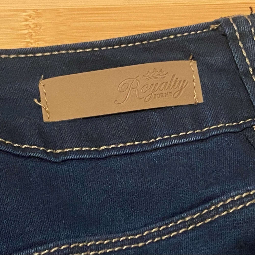 Deep Blue Stretch Denim Jeans by Royalty | Women’s Size 6 - Picture 4 of 7